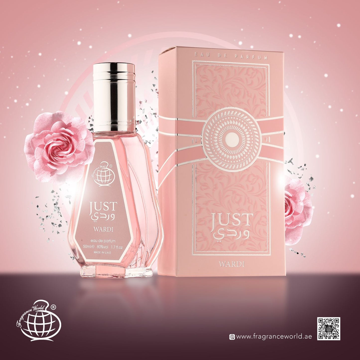 Apa de Parfum Fragrance World, Just Ward, Unisex, 50 ml