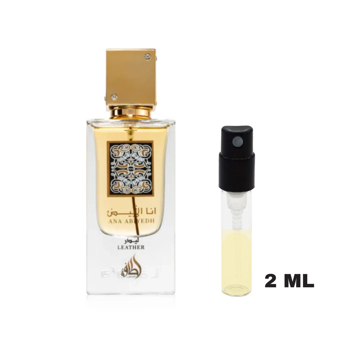 Mostra 2ml parfum Lattafa Ana Abiyedh Leather