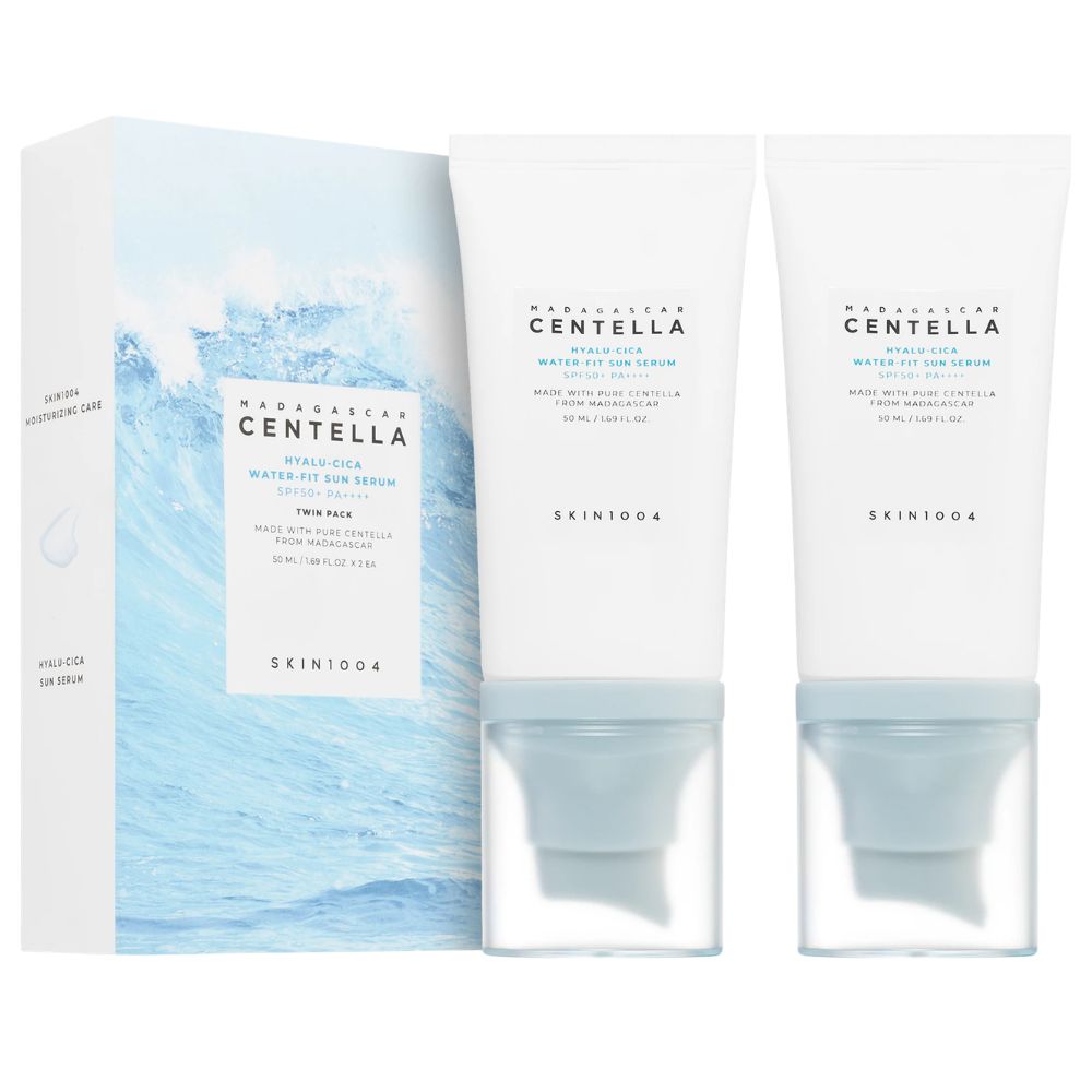 2 x Skin1004 Madagascar Centella Hyalu-Cica Sun Serum, SPF50 PA++++ (2x50ml)