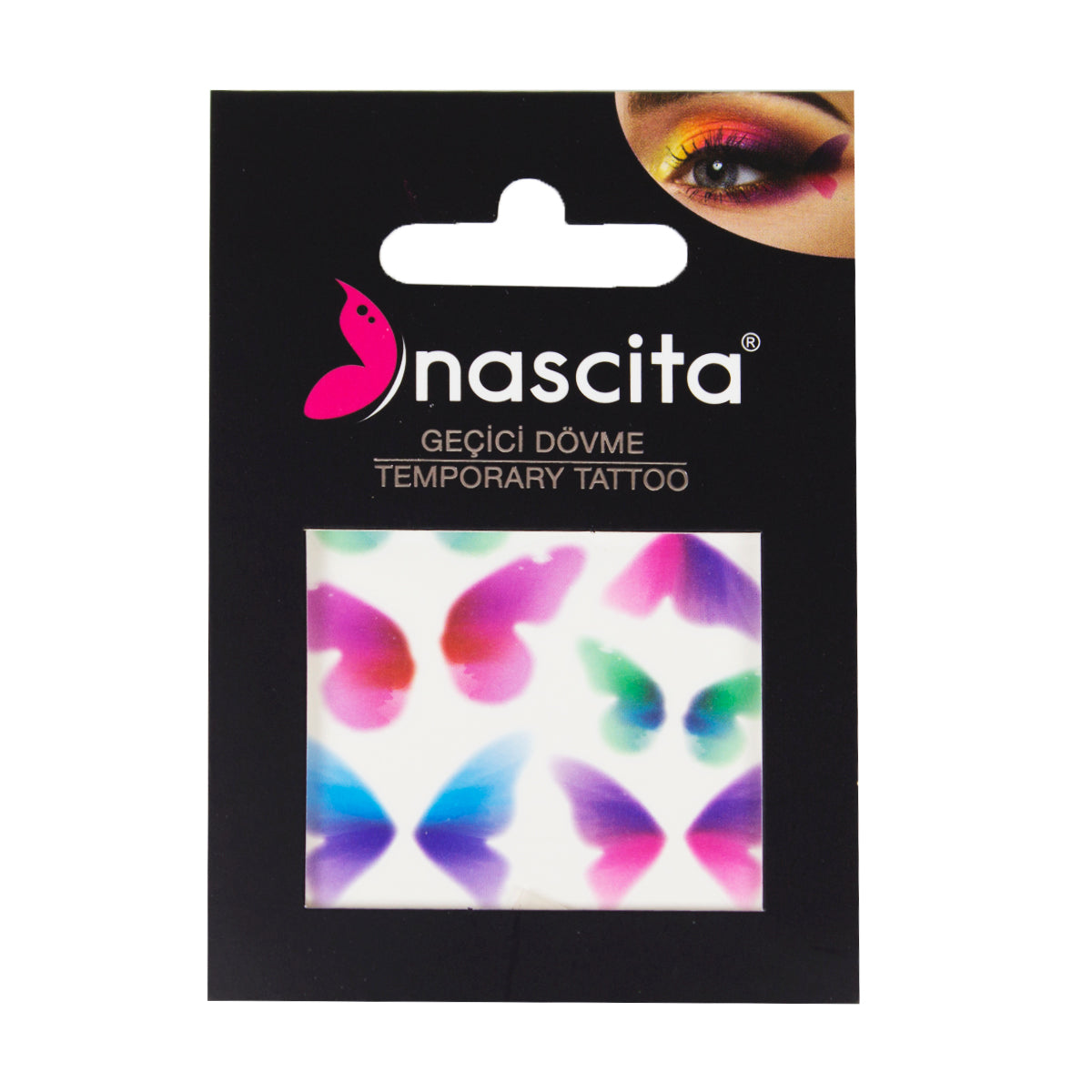 Tatuaje temporare pentru fata si corp 02 Fluturi acuarela | Nascita