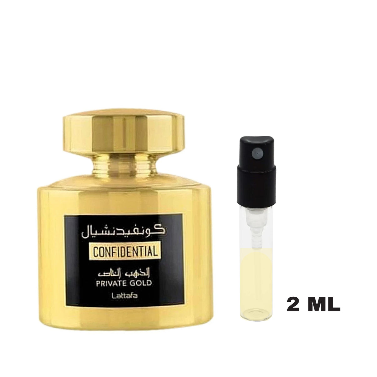 Mostra 2ml parfum Lattafa Confidential Private Gold
