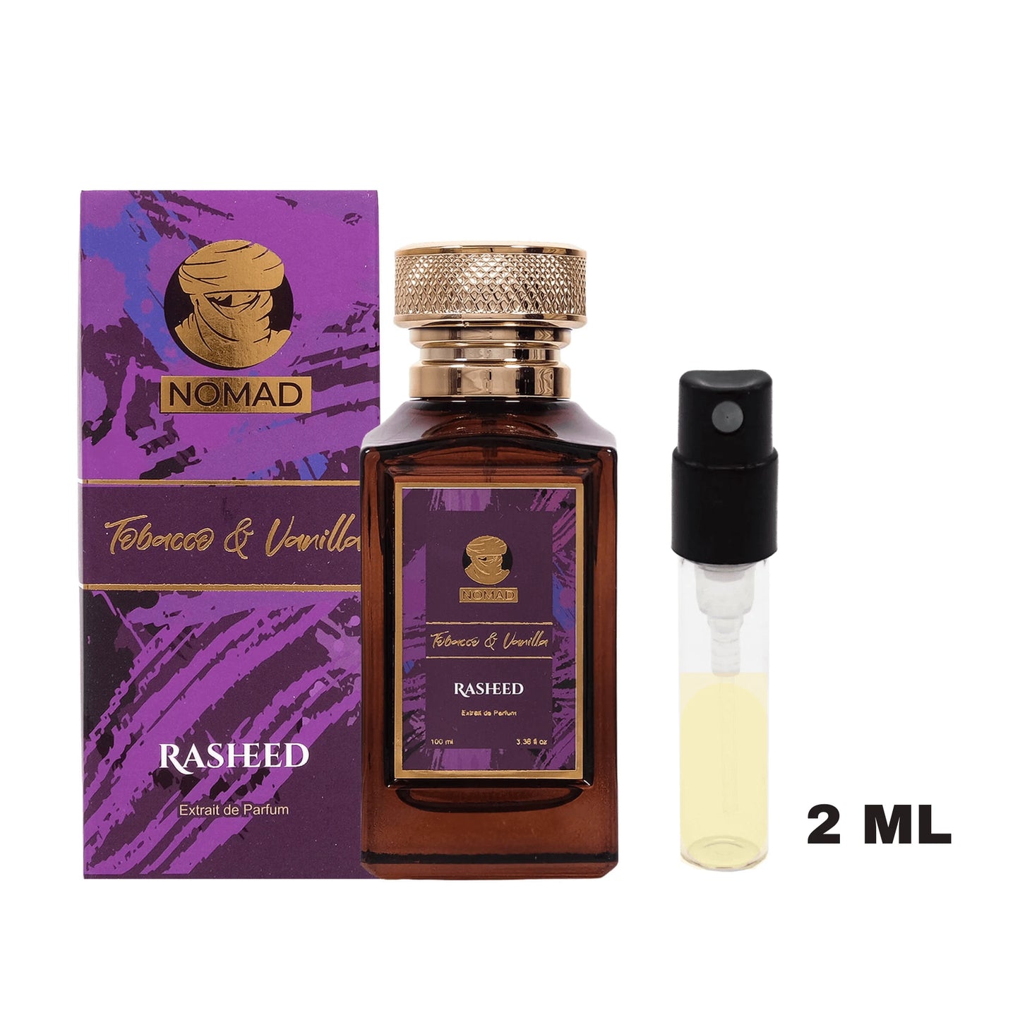 Mostra 2 ml Extract de parfum Rasheed – Tobacco &amp; Vanilla