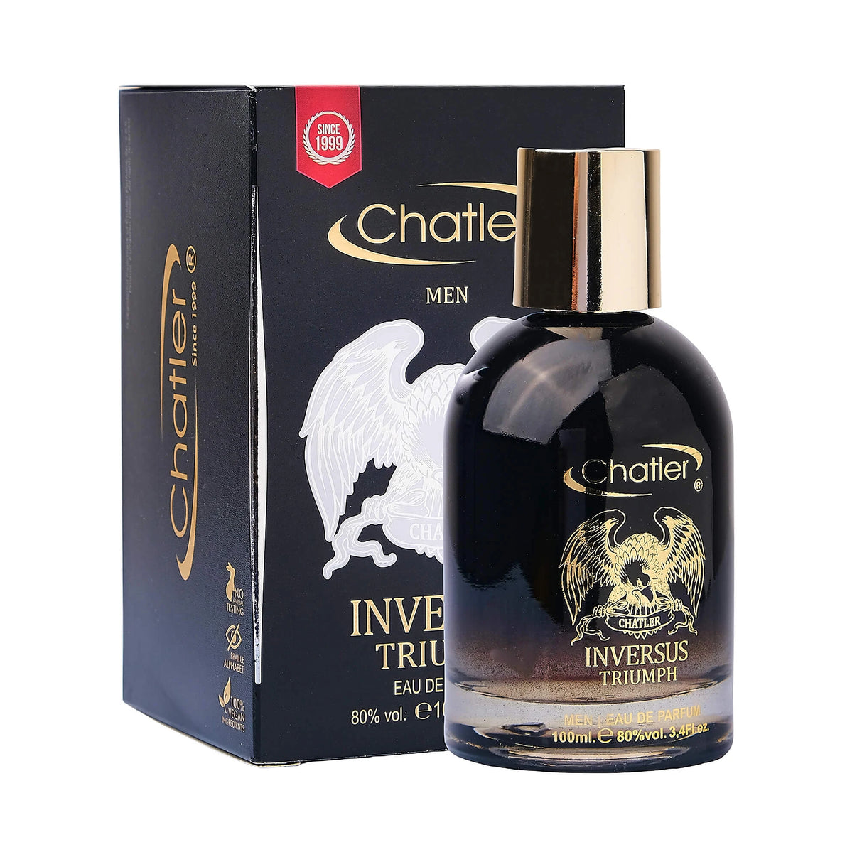 Apa de parfum Chatler – Inversus Triumph Men 100 ml – Inspirat din P.R. Invictus Victory Eau de Parfum