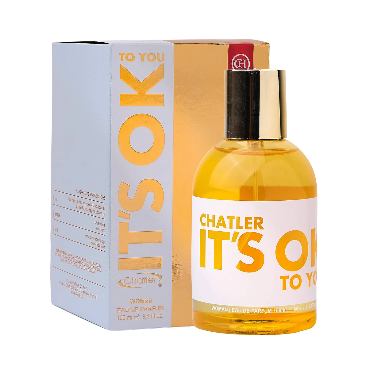 Apa de parfum Chatler – It’s OK To You 100 ml – Inspirat din Calvin K. In2U