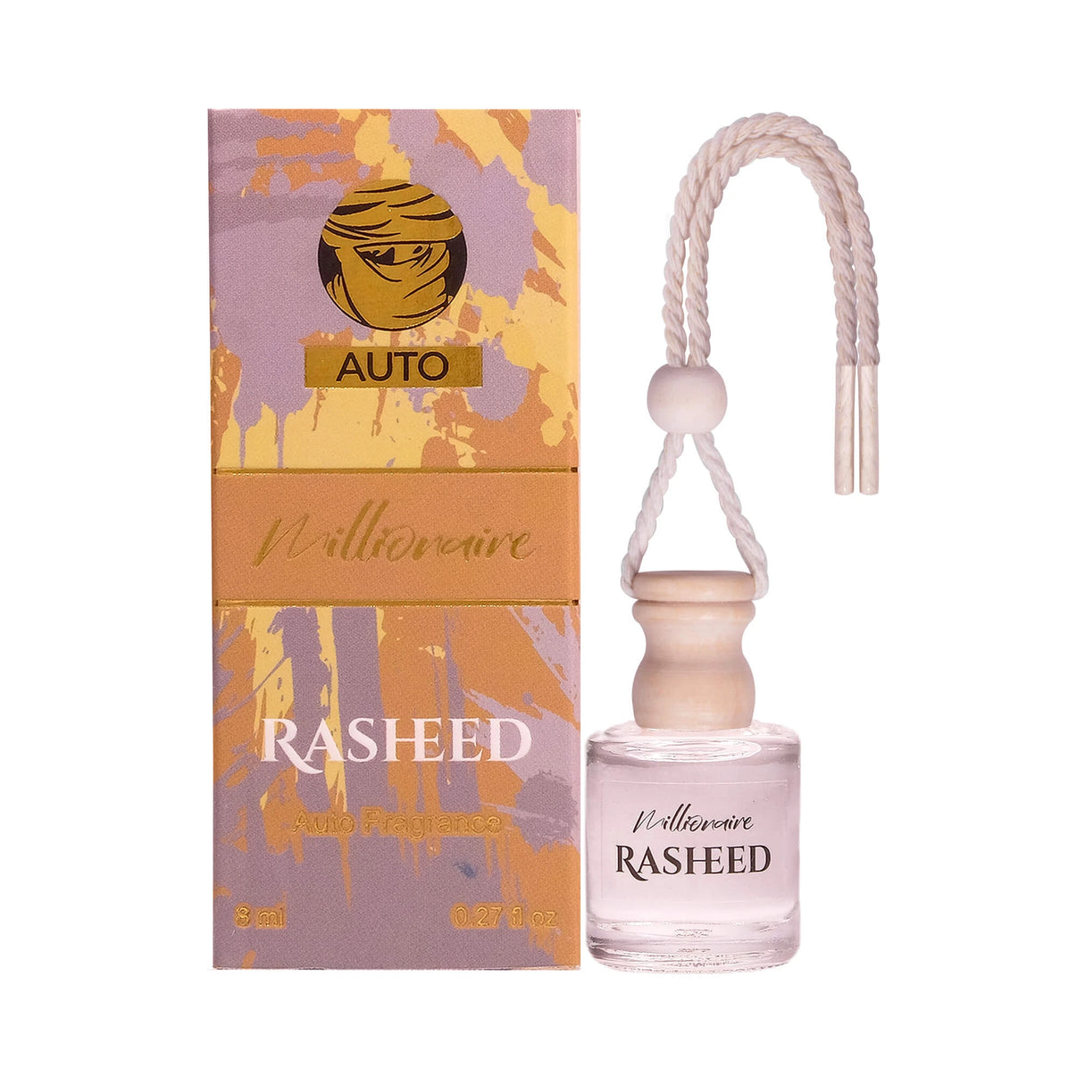 Odorizant auto Rasheed Millionaire 8 ml Inspirat din Paco Rabanne – 1 Milion (PROMO)