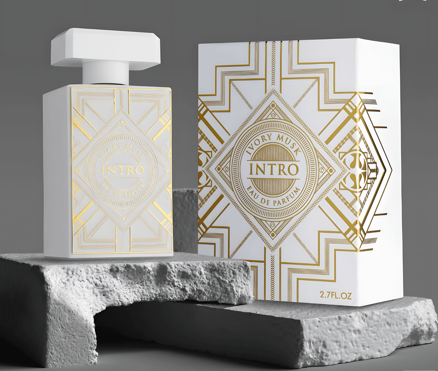 Apa de Parfum Intro Ivory Musk by Fragrance World, Unisex, 80 ml
