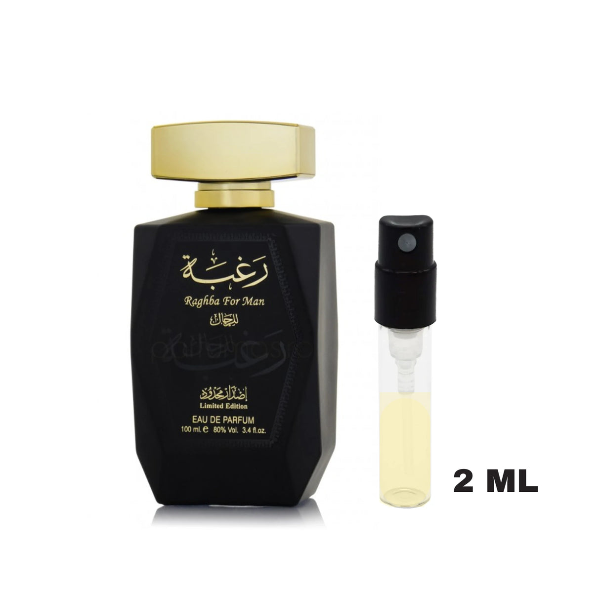 Mostra 2ml parfum Lattafa Raghba For Men