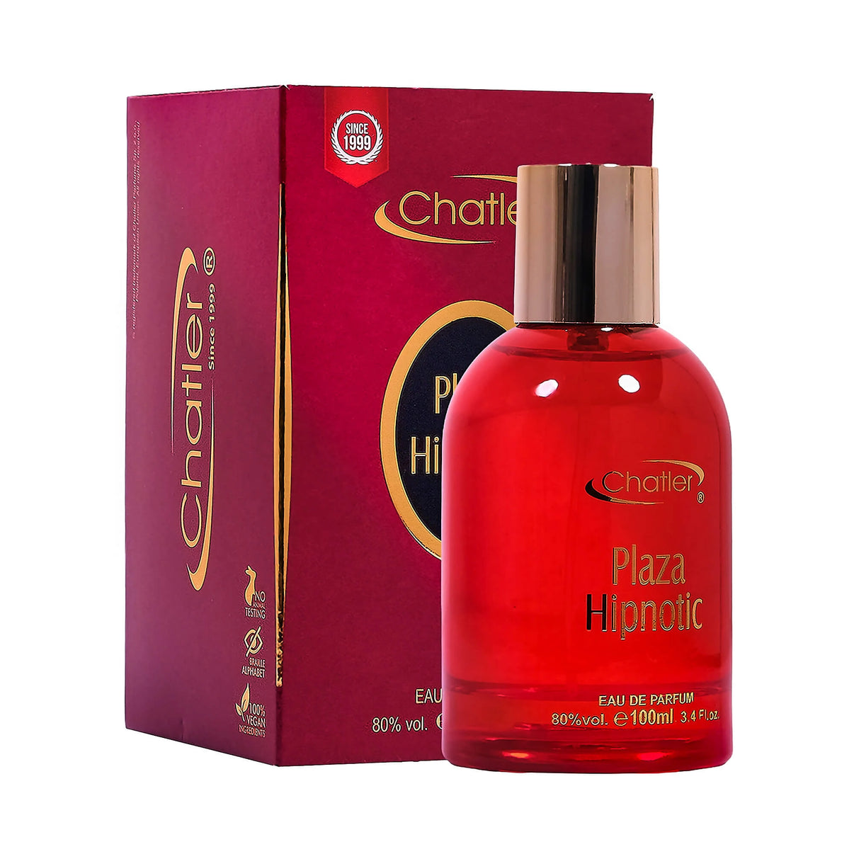 Apa de parfum Chatler – Plaza Hipnotic Woman 100 ml – Inspirat din Christian D. Hipnotic Poison