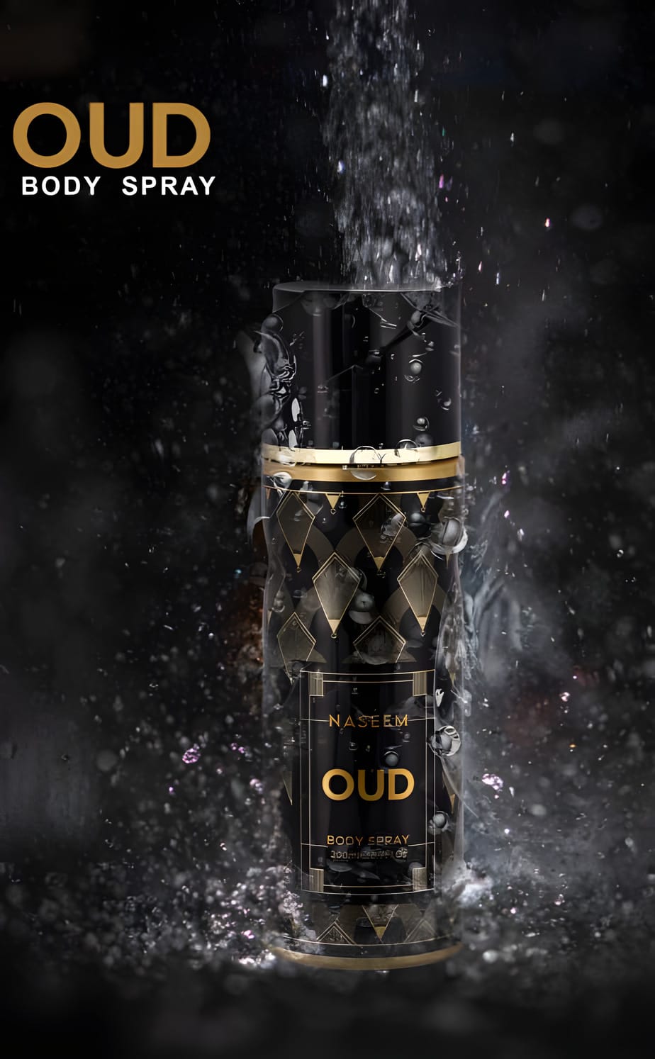 Body Spray Naseem, Oud, Unisex, 200 ml