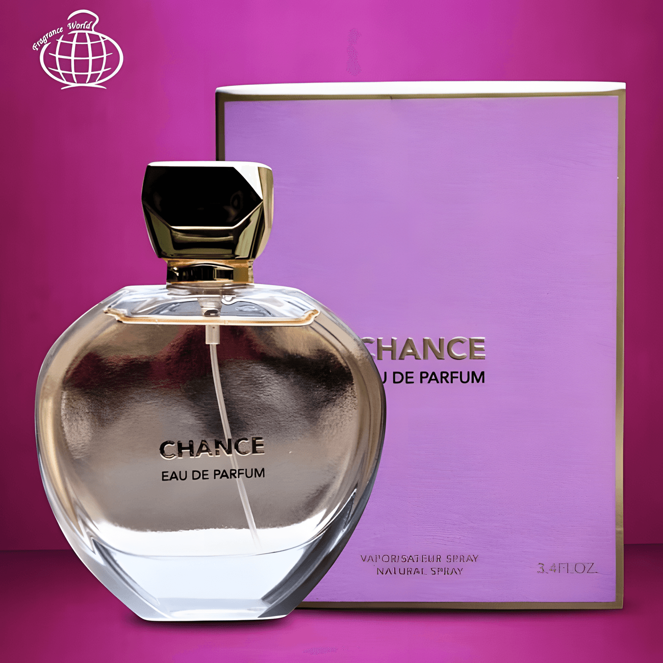 Apa de Parfum Chance by Fragrance World, Femei, 100 ml