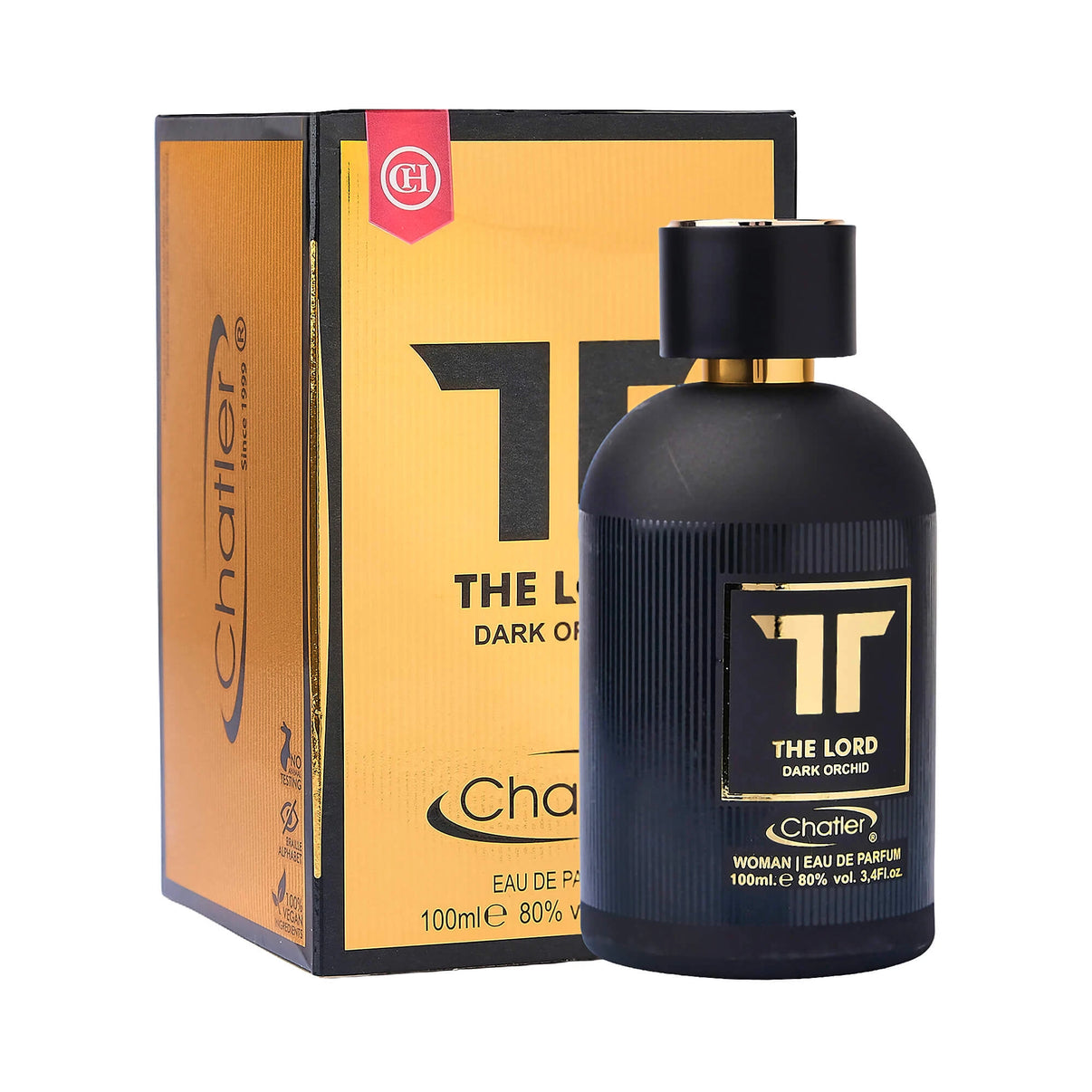 Apa de parfum Chatler – The Lord Dark Orchid 100 ml – Inspirat din T.F. Black Orchid