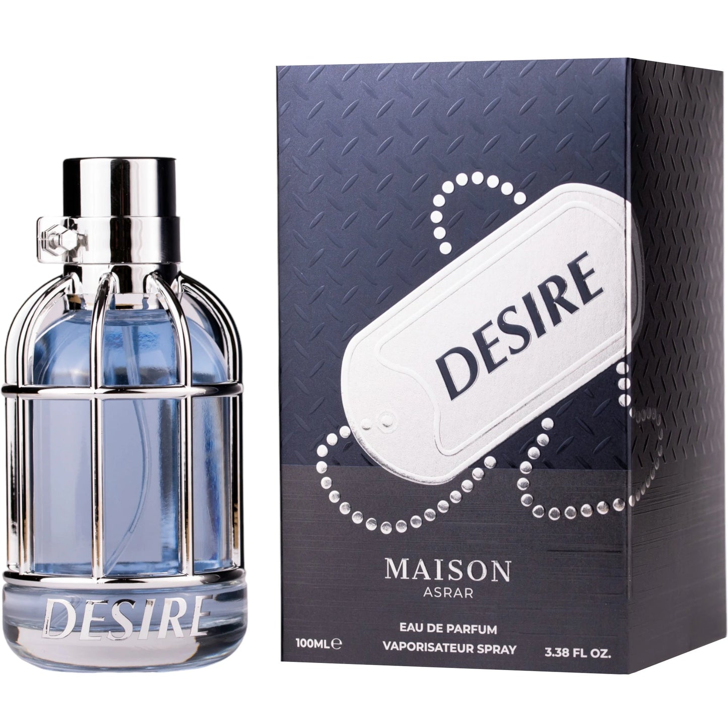 Desire By Maison Asrar 100 ml – Parfum arabesc original import Dubai inspirat din Creed Aventus +Sauvage C. Dior