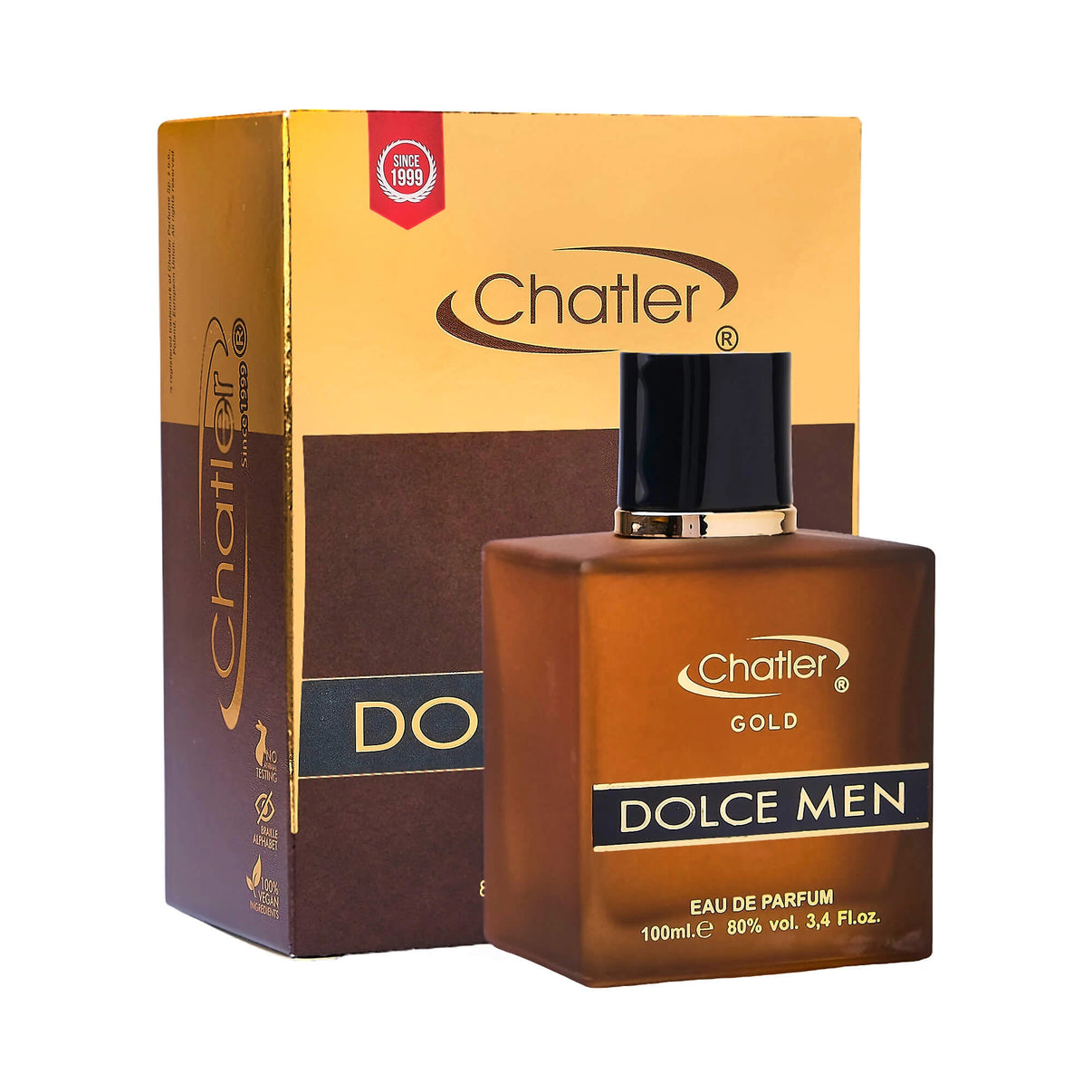 Apa de parfum Chatler – Dolce Men Gold 100 ml – Inspirat din Dolce&amp;Gabbana The One Men
