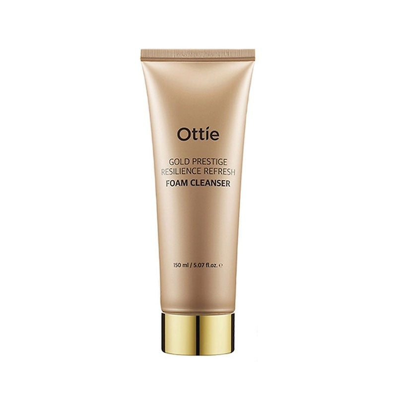 Gold Line - Spuma de curatare anti-age cu adenosina, Q10 si ceramide, 150ml | Ottie