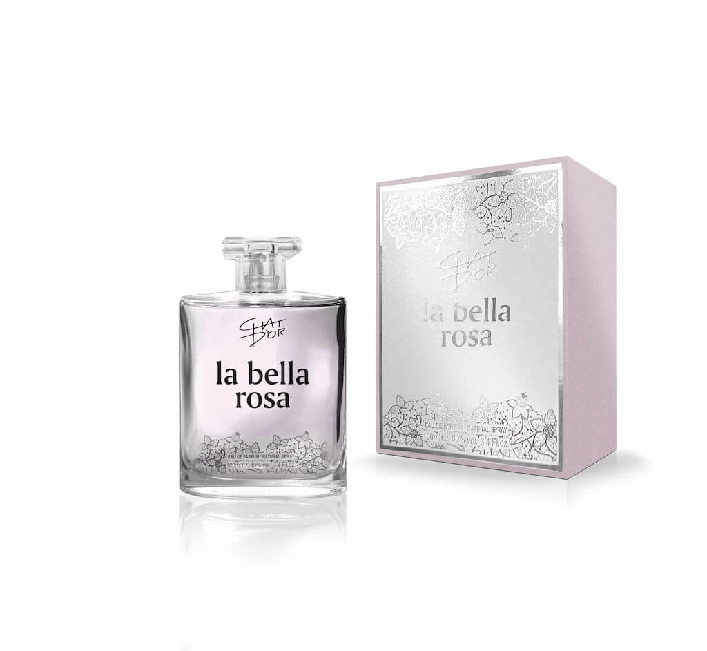 Apa de parfum Chat D’Or La Bella Rosa 100 ml – inspirat din Lancome La Vie Est Belle