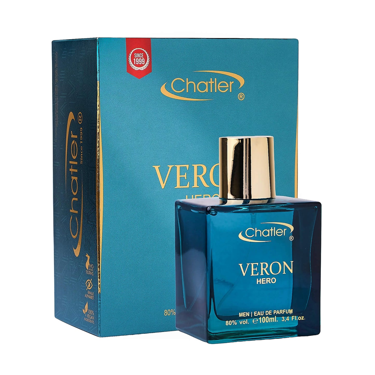 Apa de parfum Chatler – CH Veron Hero For Men 100 ml – Inspirat din V. Eros Homme