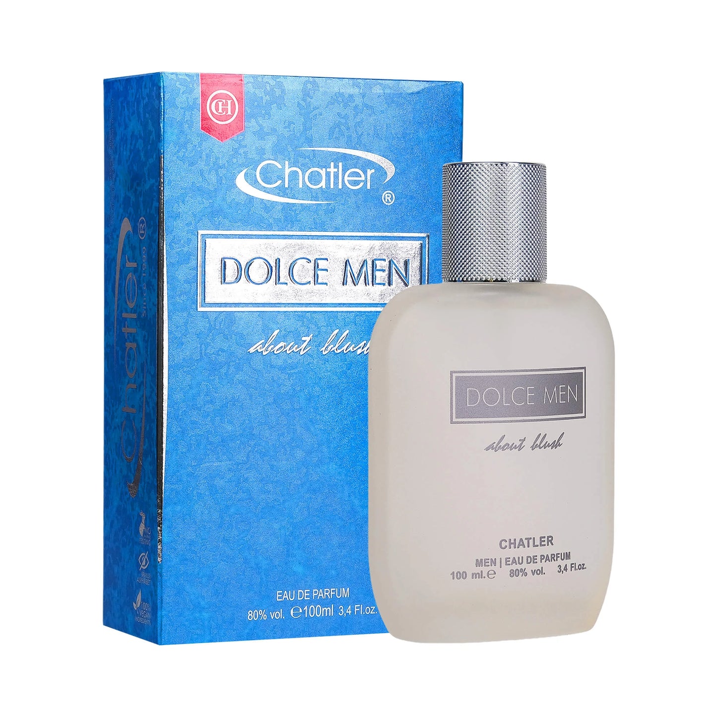 Apa de parfum Chatler – Dolce Men About Blush 100 ml – Inspirat din Dolce&amp;Gabbana Light Blue Homme