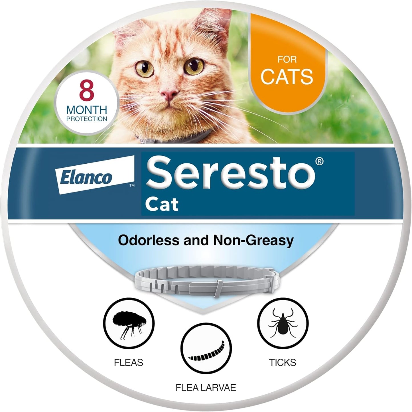 Seresto / Foresto Tick & Flea Collar for Cats, 8 Months Protection