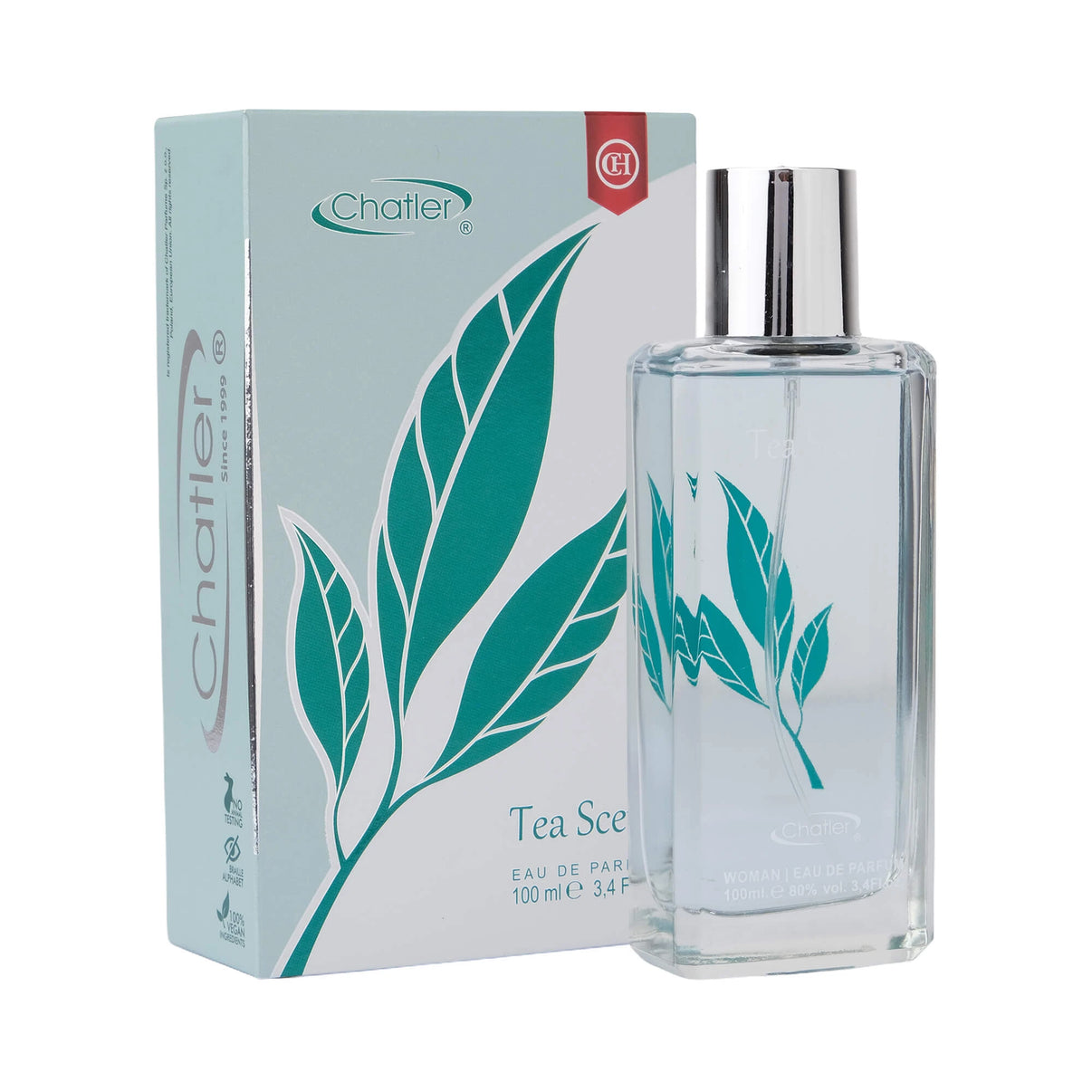 Apa de parfum Chatler – Tea Scent Woman 100 ml – Inspirat din Elizabeth A. Green Tea
