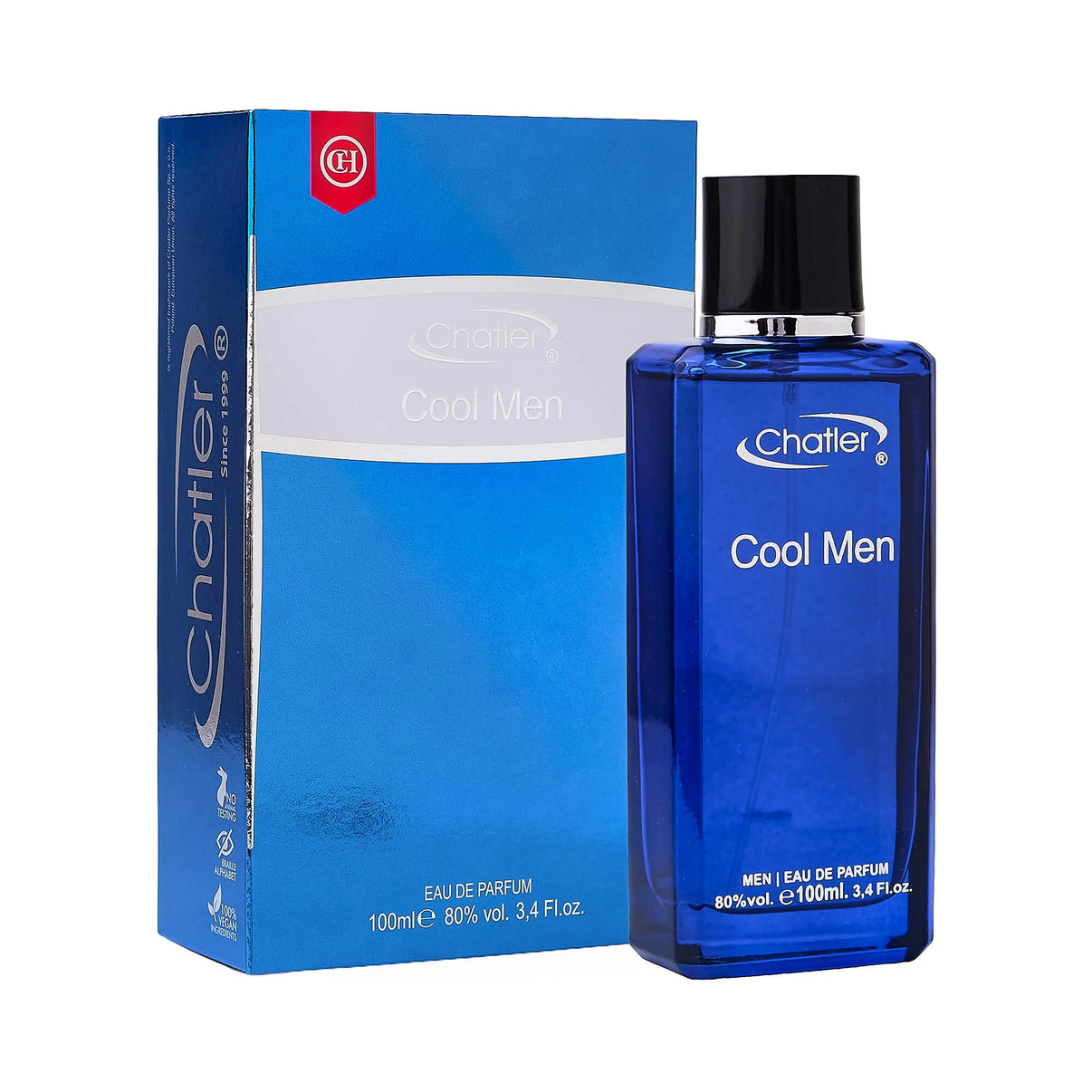 Apa de parfum Chatler – Cool Men 100 ml – Inspirat din Dav. Cool Water Men