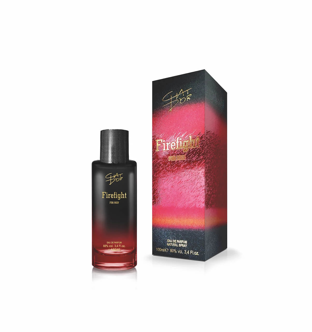 Apa de parfum Chat D’Or Fire Fight Oryginal 100 ml – inspirat din Christian Dior Fahrenheit
