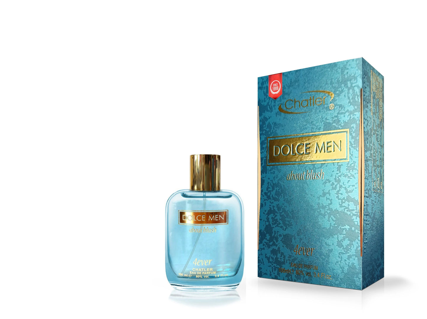 Apa de parfum Chatler – Dolce Men About Blush 4 Ever 100 ml – Inspirat din Dolce&amp;Gabbana Light Blue Forever Pour Homme