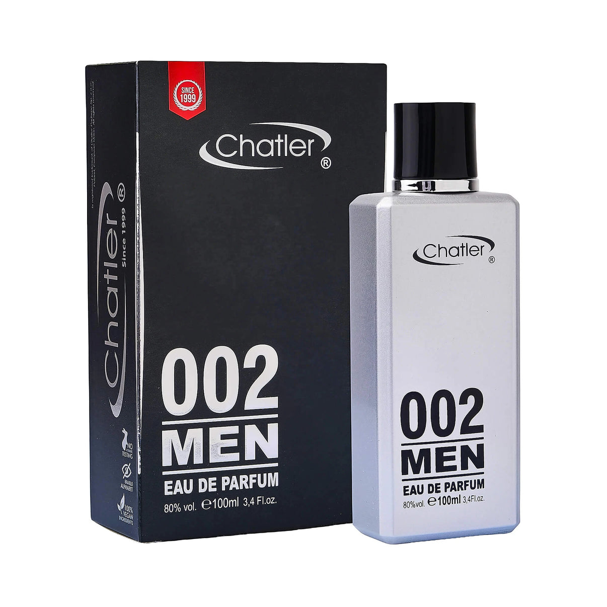 Apa de parfum Chatler – 002 View For Men 100 ml – Inspirat din C.H. 212 Men