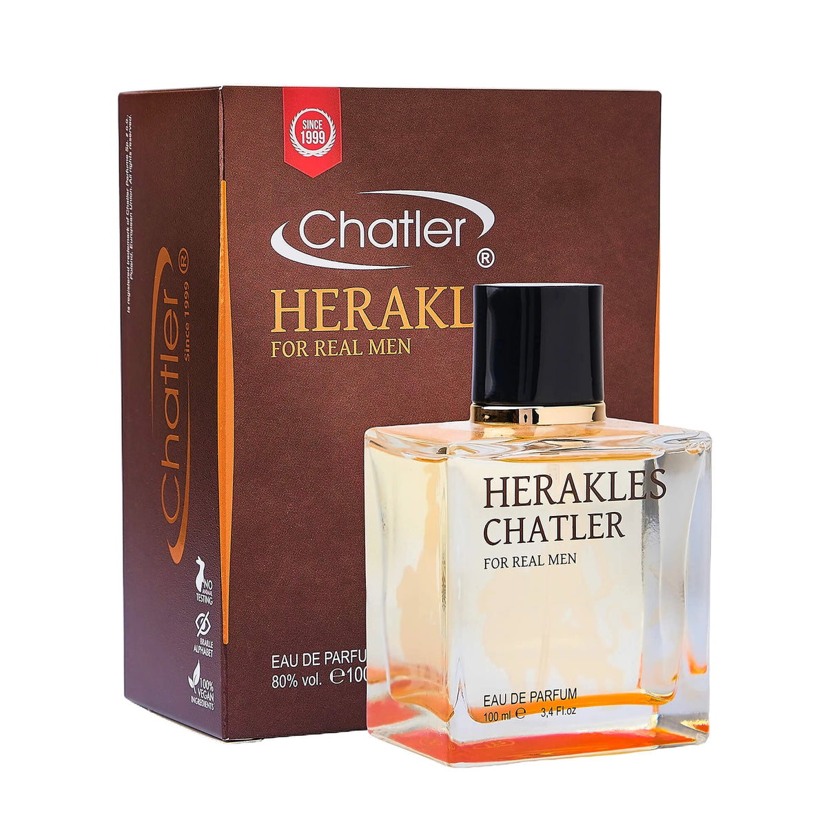 Apa de parfum Chatler – Herakles Homme 100 ml – Inspirat din Terre D’Herm.