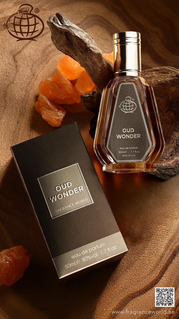 Apa de Parfum Oud Wonder by Fragrance World, Unisex, 50 ml