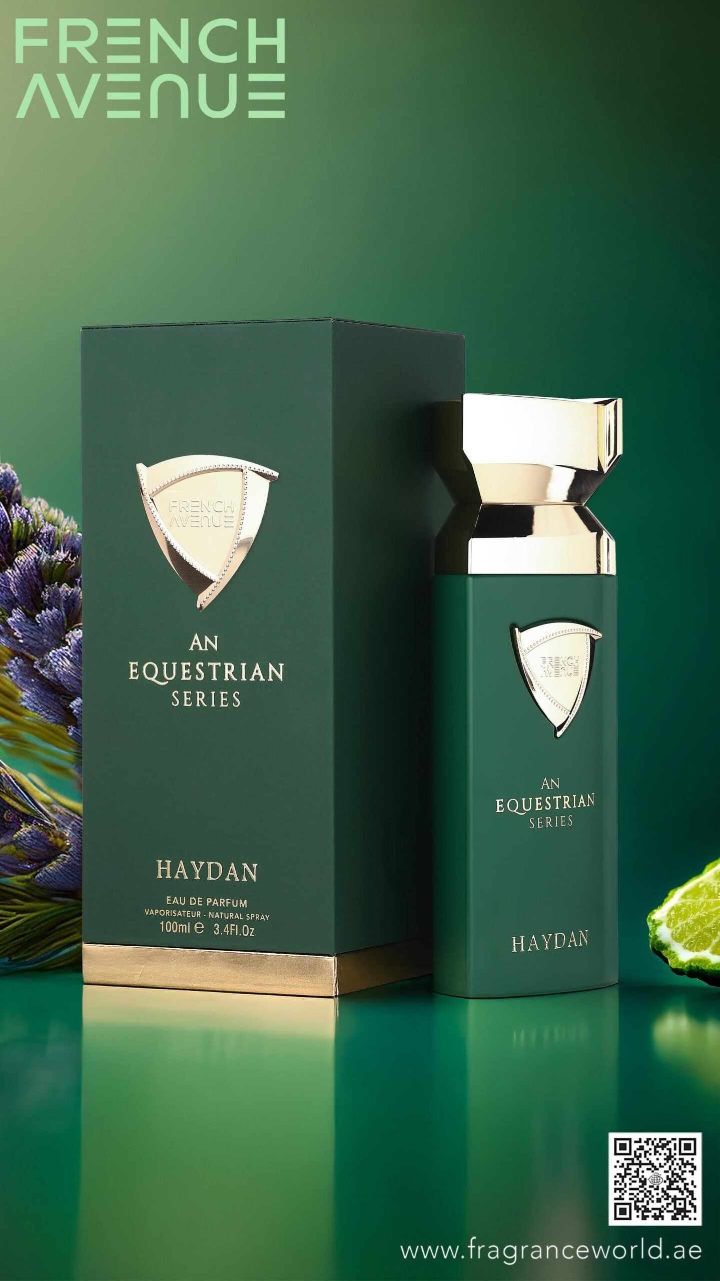 Apa de Parfum A Equestrian Series Haydan by French Avenue, Barbati, 100 ml