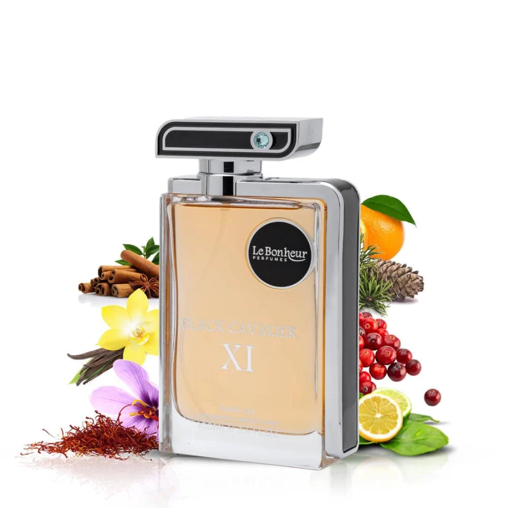 Apa de Parfum Black Cavalier XI by Le Bonheur, Barbati, 100 ml