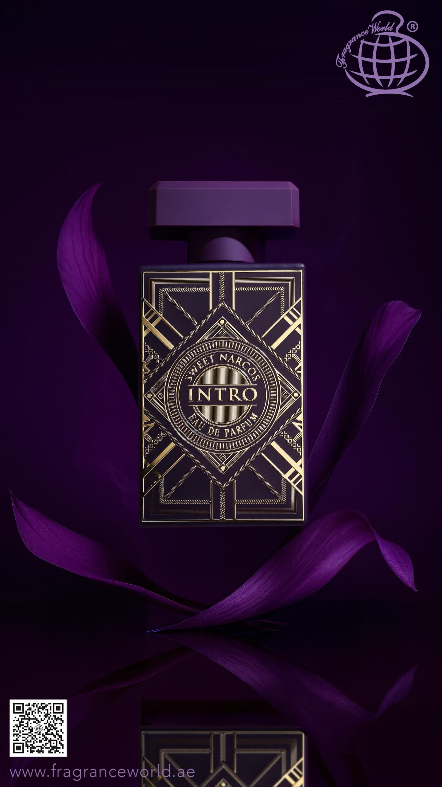 Apa de Parfum Intro Sweet Narcos by Fragrance World, Unisex, 80 ml