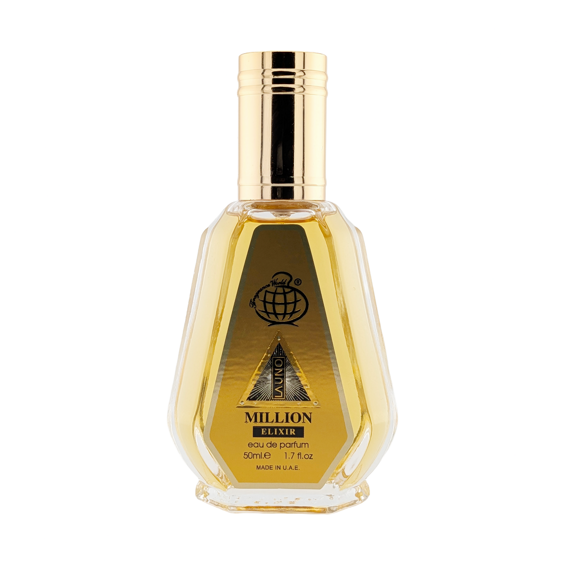 Apa de Parfum Fragrance World, La Uno Million Elixir, Barbati, 50 ml