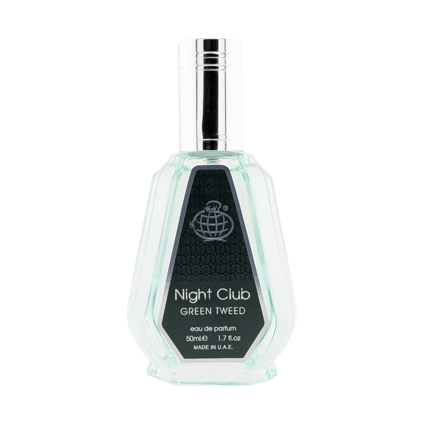 Apa de Parfum Night Club Green Tweed by Fragrance World, Barbati, 50 ml