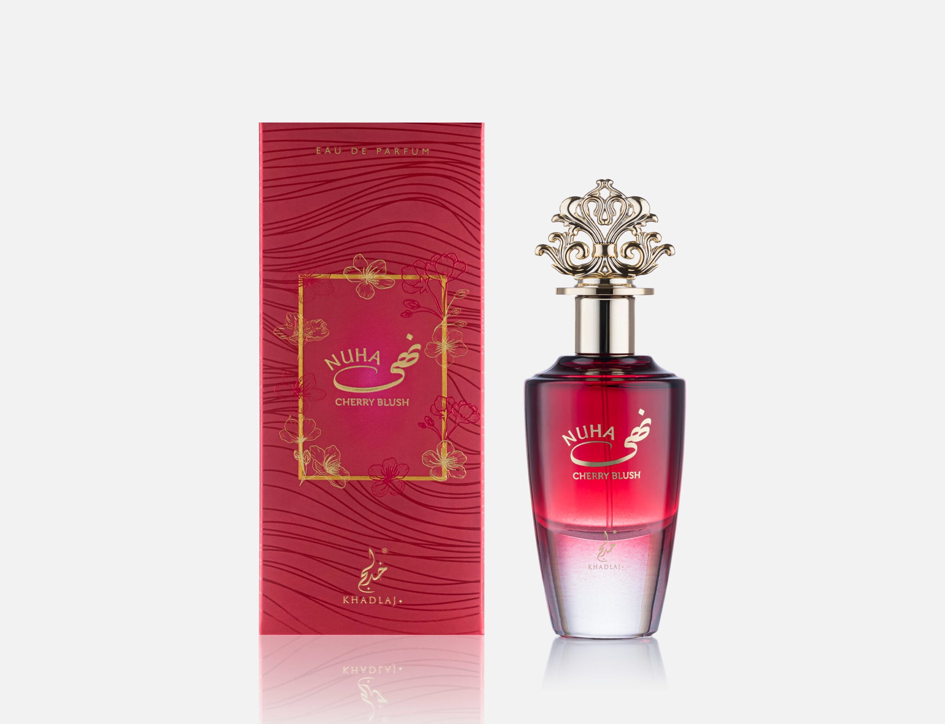 Apa de Parfum Khadlaj, Nuha Cherry Blush, Femei, 85 ml
