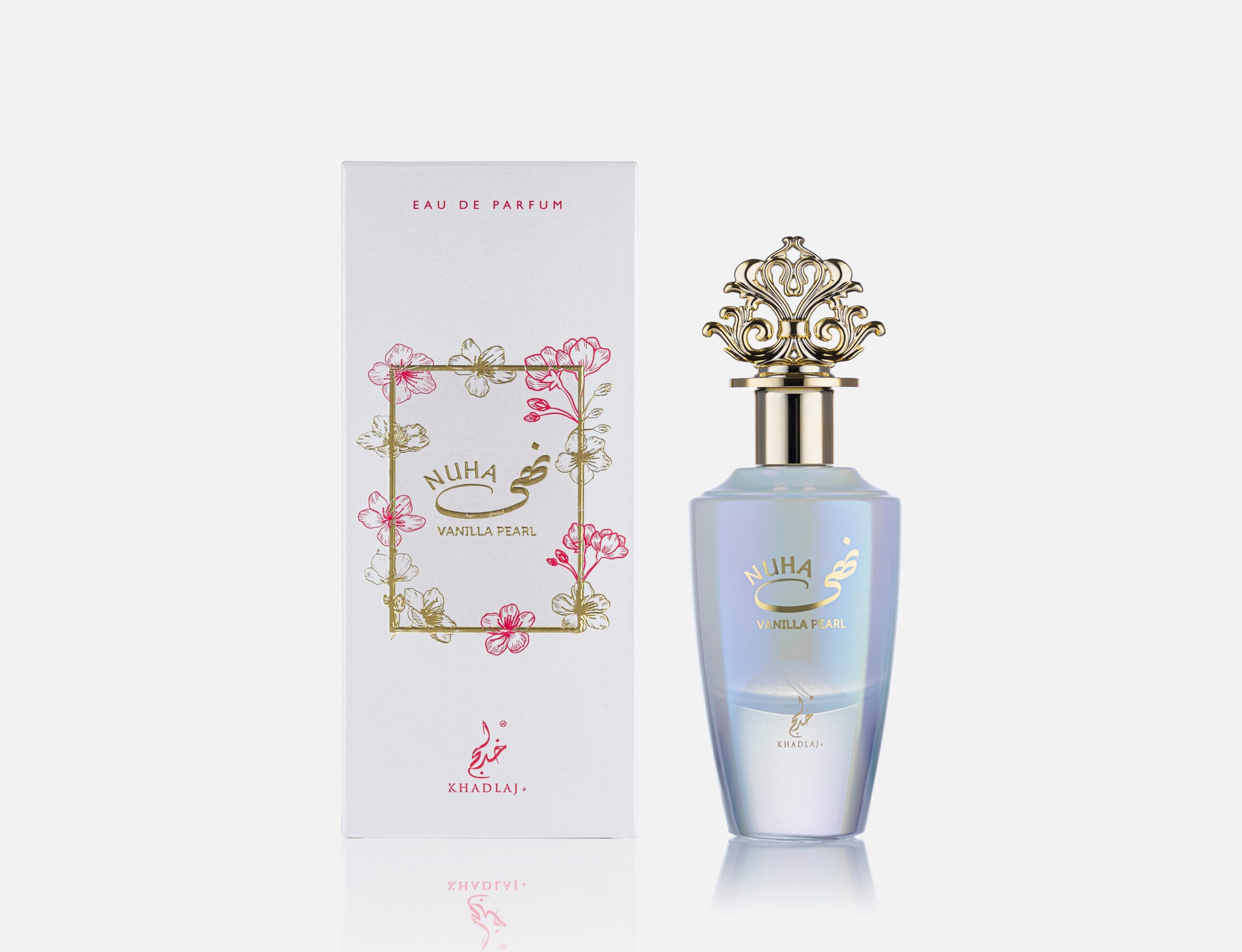 Apa de Parfum Khadlaj, Nuha Vanilla Pearl, Femei, 85 ml