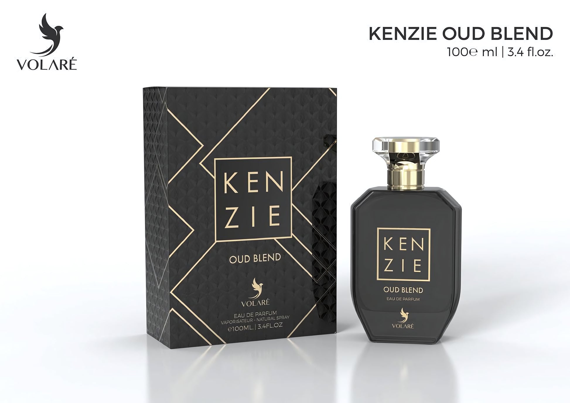 Apa de Parfum Kenzie Oud Blend by Mamlakt Al Oud, Unisex, 100 ml