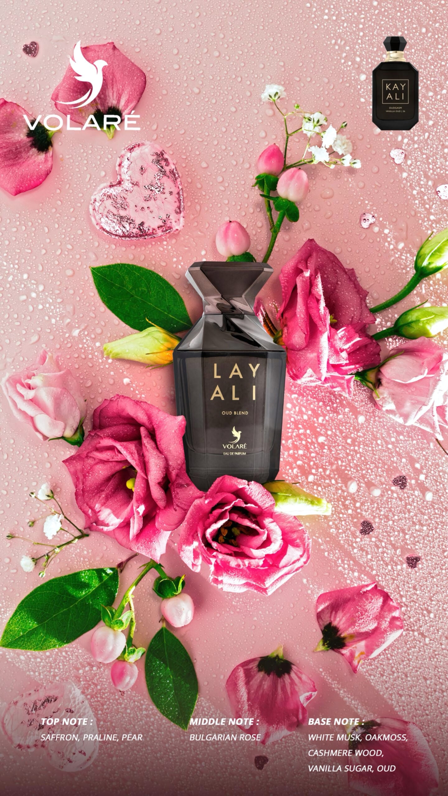 Apa de Parfum Layali Oud Blend by Mamlakt Al Oud, Unisex, 100 ml