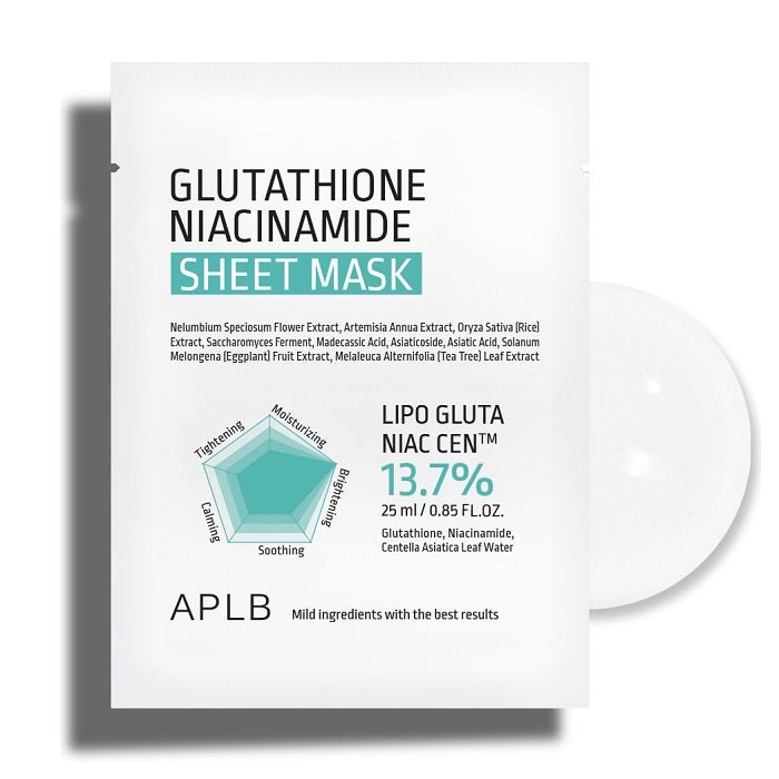 GLUTATHIONE NIACINAMIDE SHEET MASK - Masca Tip Servetel Cu Glutation Si Niacinamida