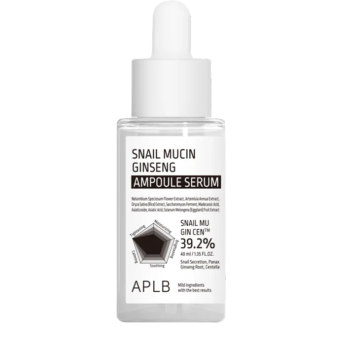 SNAIL MUCIN GINSENG AMPOULE SERUM – Ser Intensiv pentru Hidratare, Regenerare Si Luminozitate
