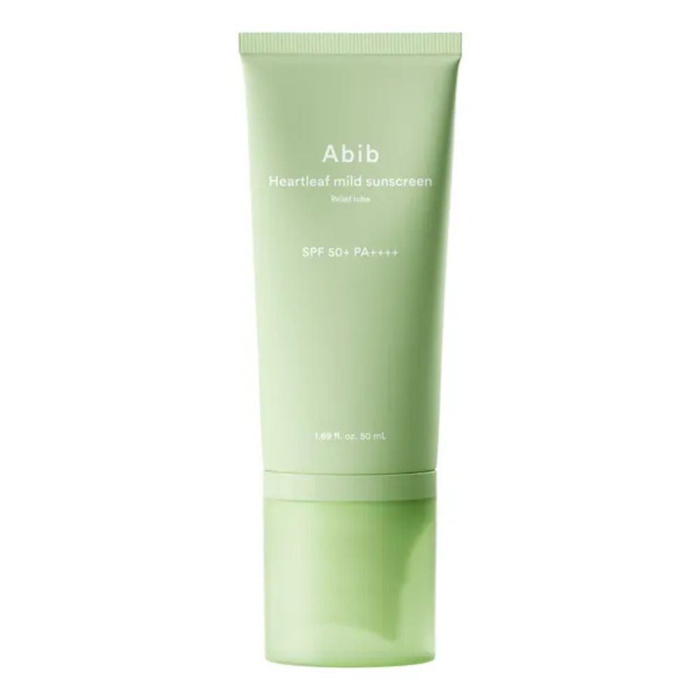 Abib Heartleaf Mild Sunscreen Relief Tube, 50ml