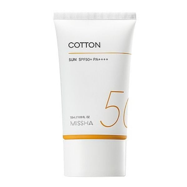 Crema protectie solara, Missha All Around Safe Block Cotton Sun, 50ml, SPF50+ PA++++