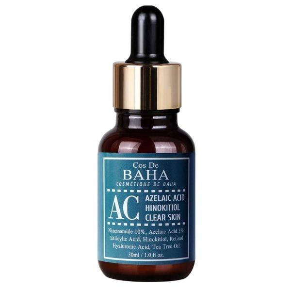 Cos de Baha Clearing Serum, Tratament intensiv anti acnee, 30 ml, AC