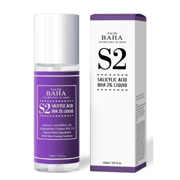 Cos de Baha Salicylic Acid BHA 2% Liquid, 120ml, S2