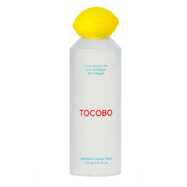 TOCOBO AHA BHA Lemon Toner, 150ml, Toner exfoliant