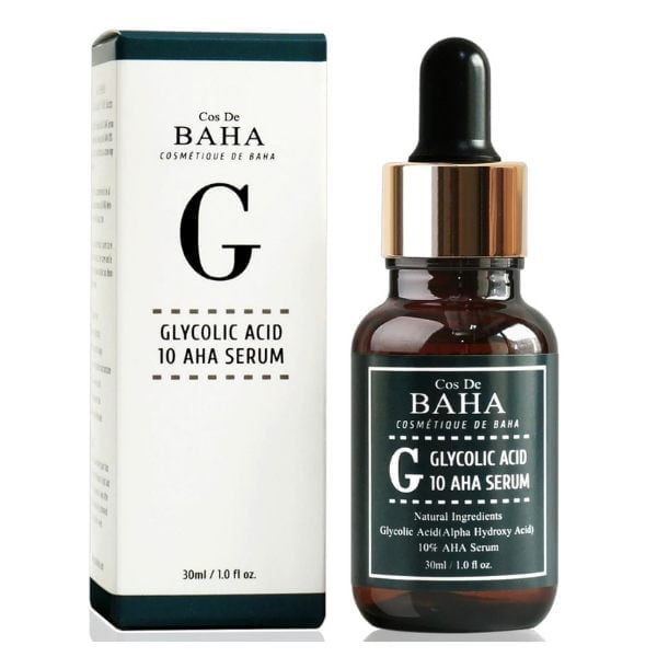 Cos de Baha Glycolic Acid 10% AHA Serum, 30ml, G