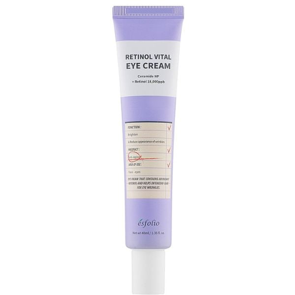 Esfolio Retinol Vital Eye Cream, 40g