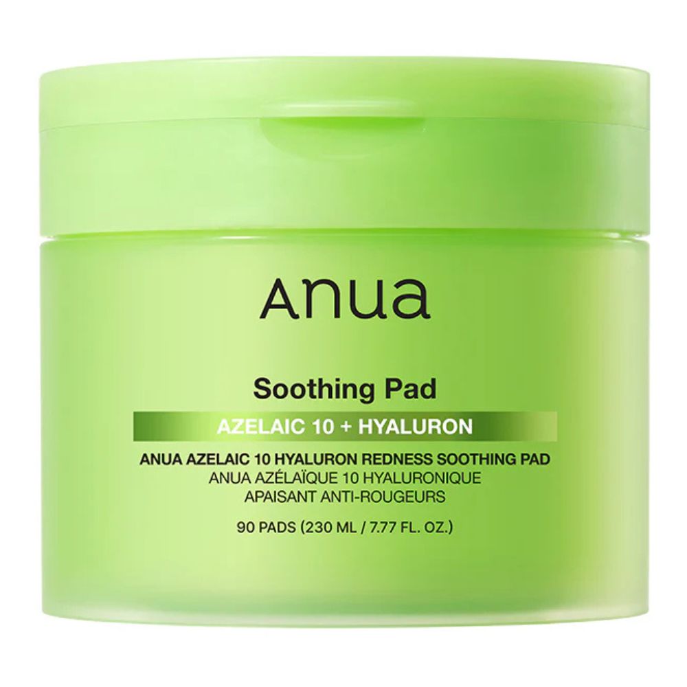 Anua Azelaic 10 Hyaluron Redness Soothing Pad, 90pads