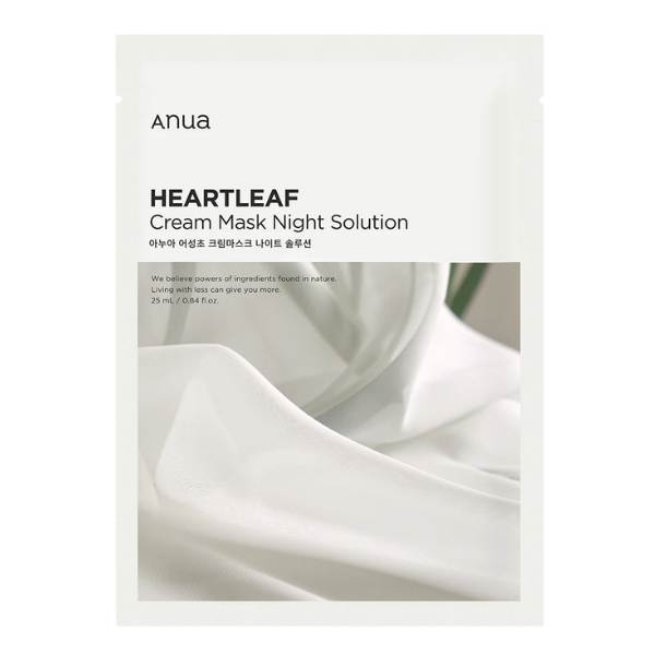 Anua Heartleaf Cream Mask Night Solution Pack, 25ml