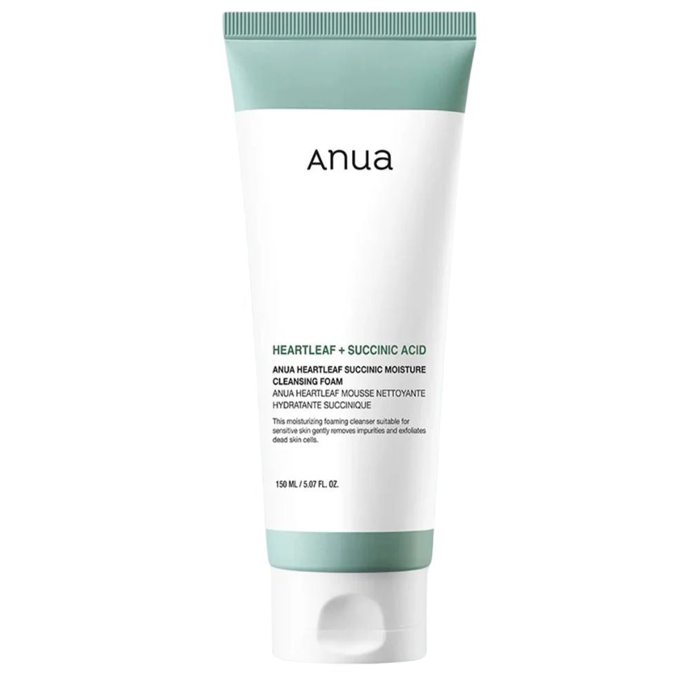 Anua Heartleaf Succinic Moisture Cleansing Foam, 150ml